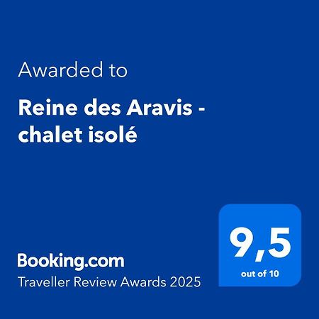 Reine des Aravis - chalet isolé Flumet Esterno foto